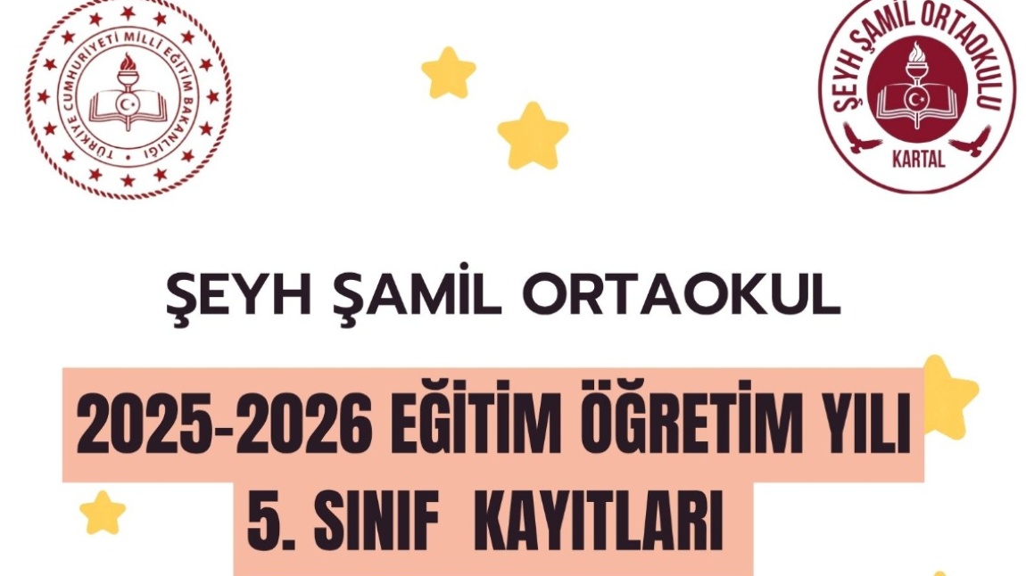 5.Sınıf Kayıtları İçin İstenen Belgeler